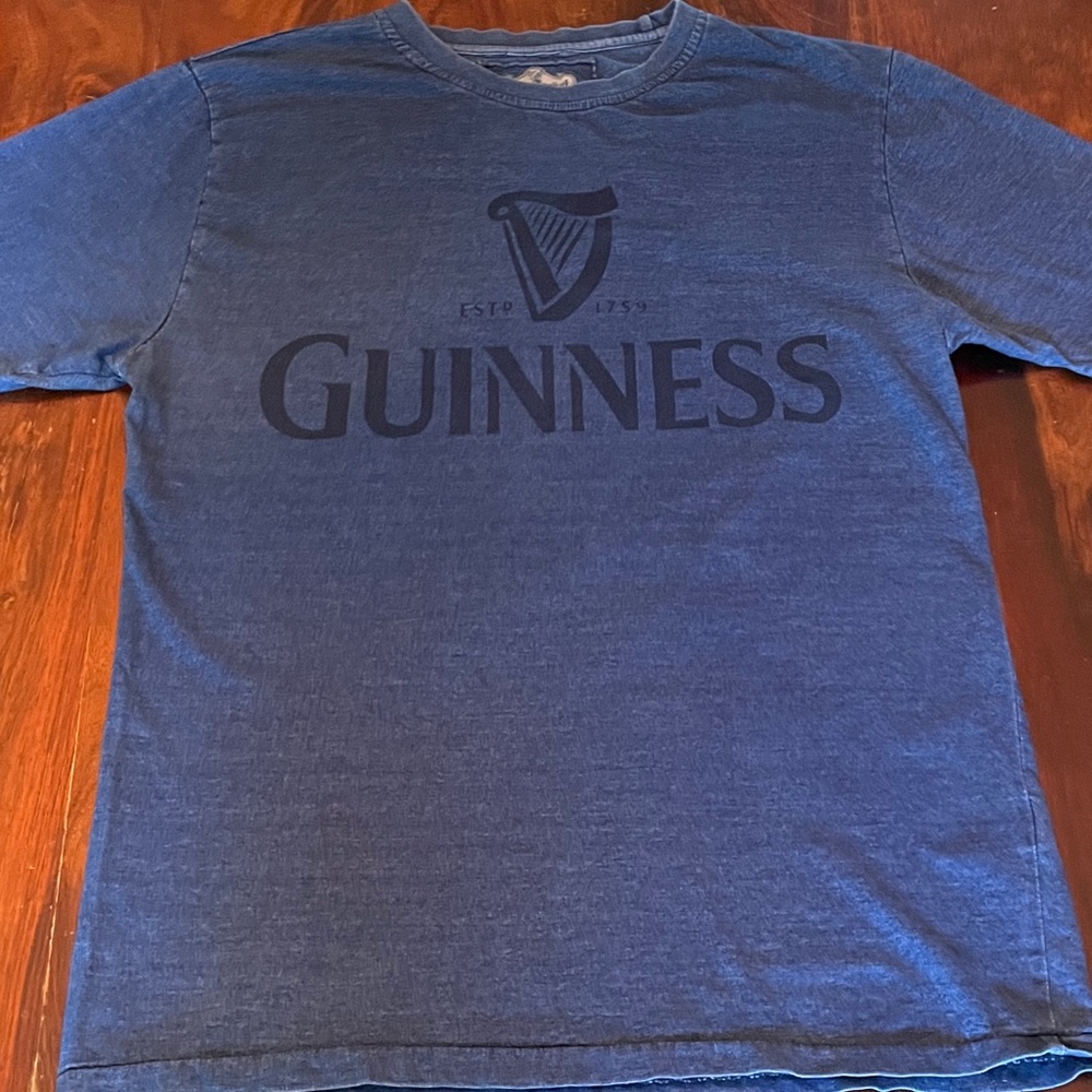 Guinness Navy and Black Logo Short Sleeve Tee